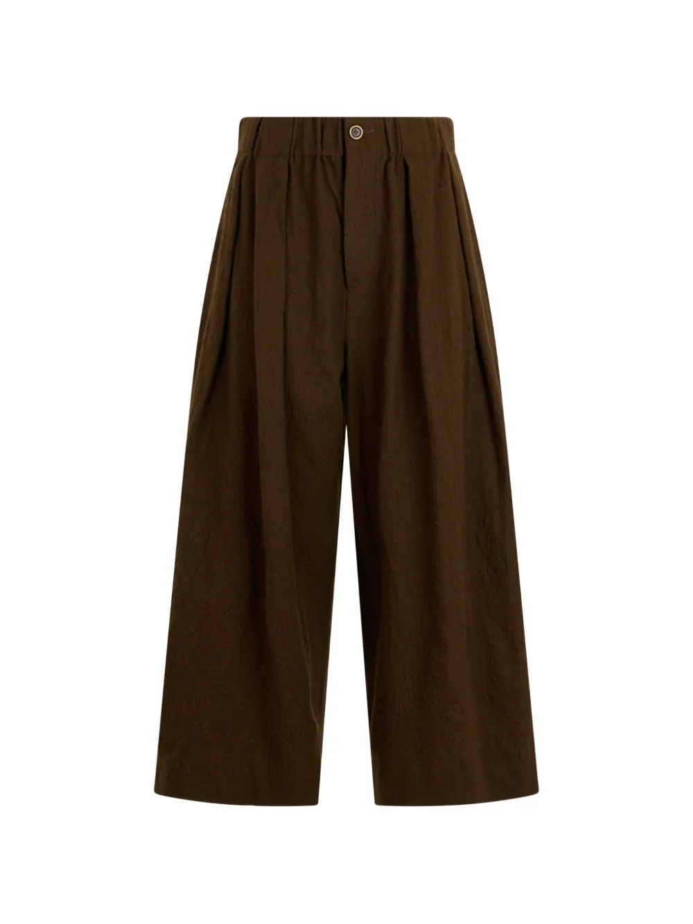 Uma Wang Pantaloni con pieghe - Marrone
