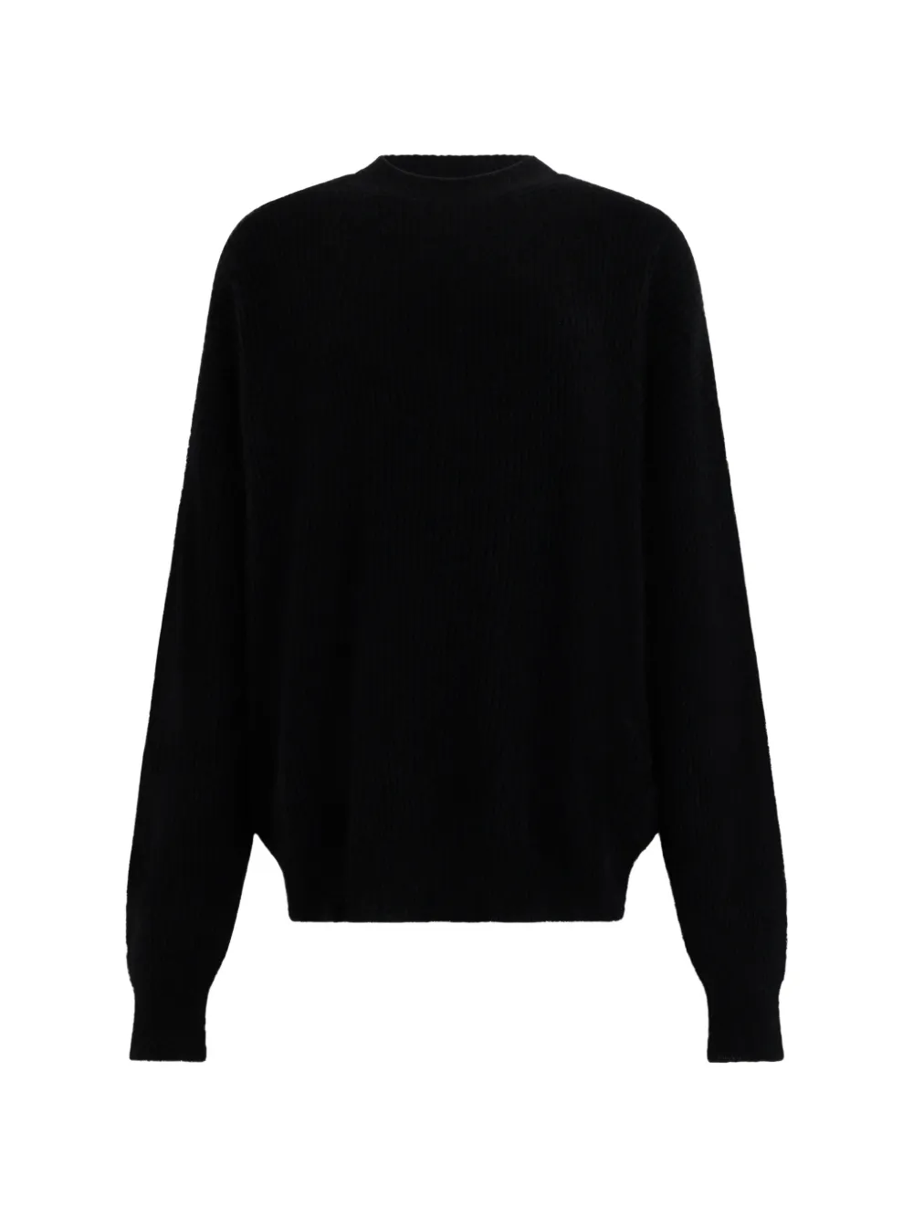 Uma Wang ribbed-knit crew-neck sweater - Nero
