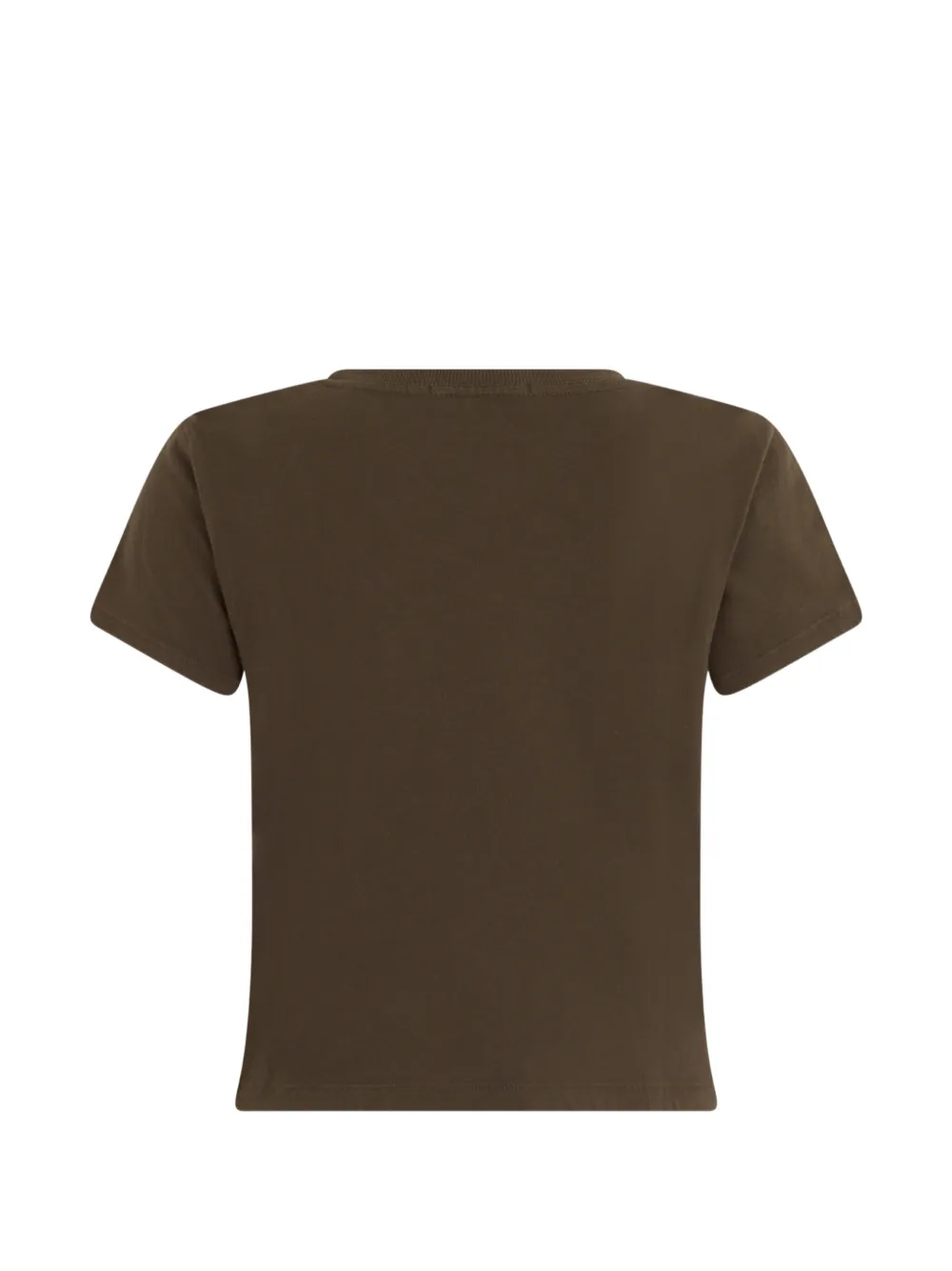 AGOLDE Adine T-shirt met ronde hals Bruin