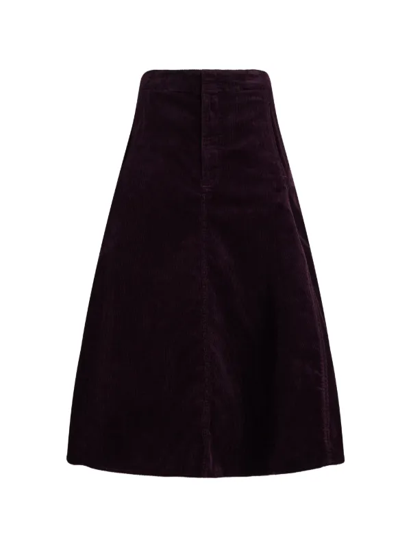Polo Ralph Lauren Corduroy A-line Skirt in Purple
