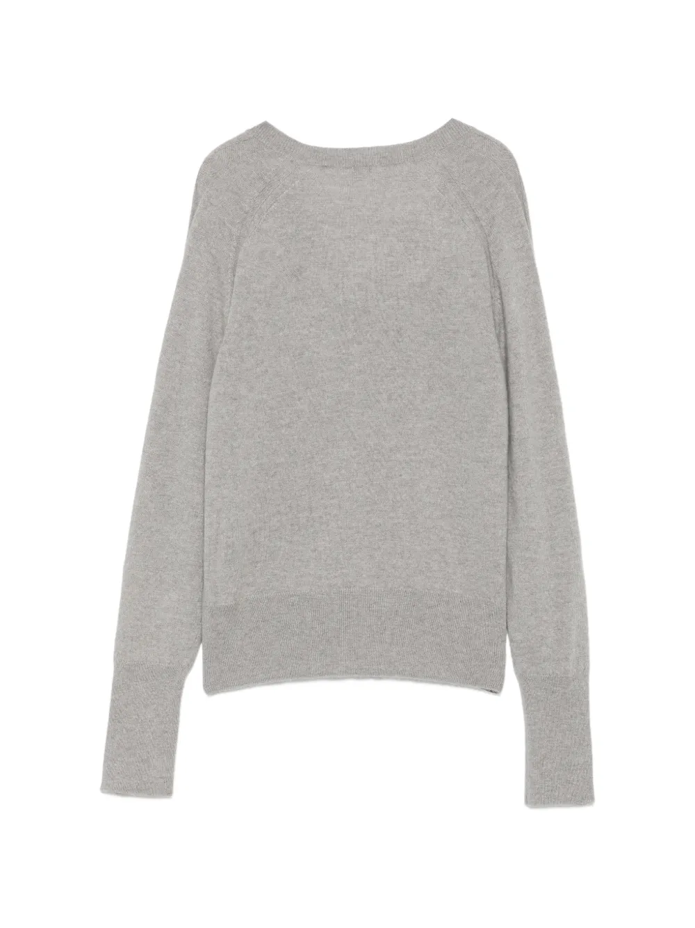 JOSEPH Lucille V-neck raglan-sleeve sweater Grijs