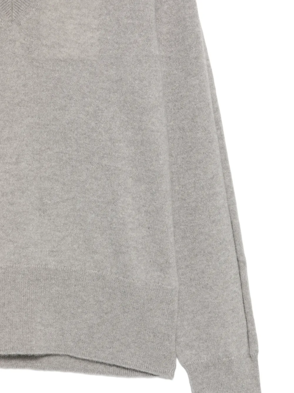 JOSEPH Lucille V-neck raglan-sleeve sweater Grijs
