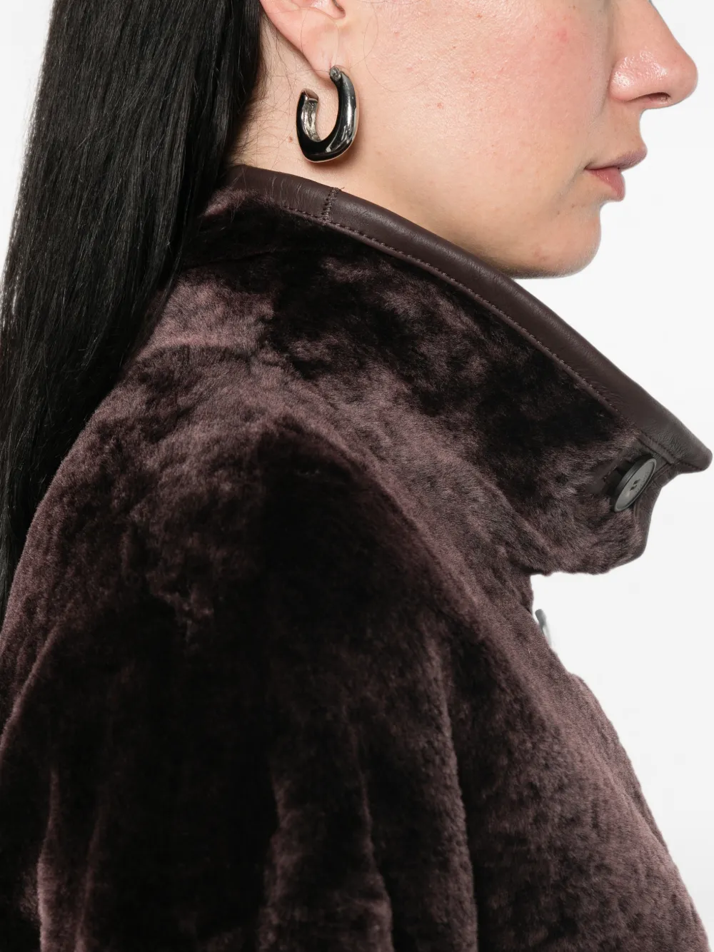 JOSEPH Lammy coat Bruin