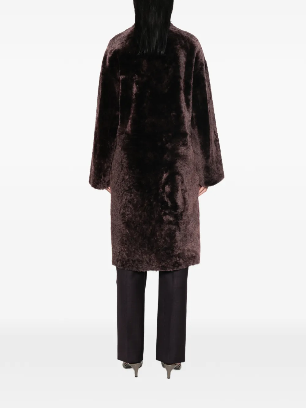 JOSEPH Lammy coat Bruin