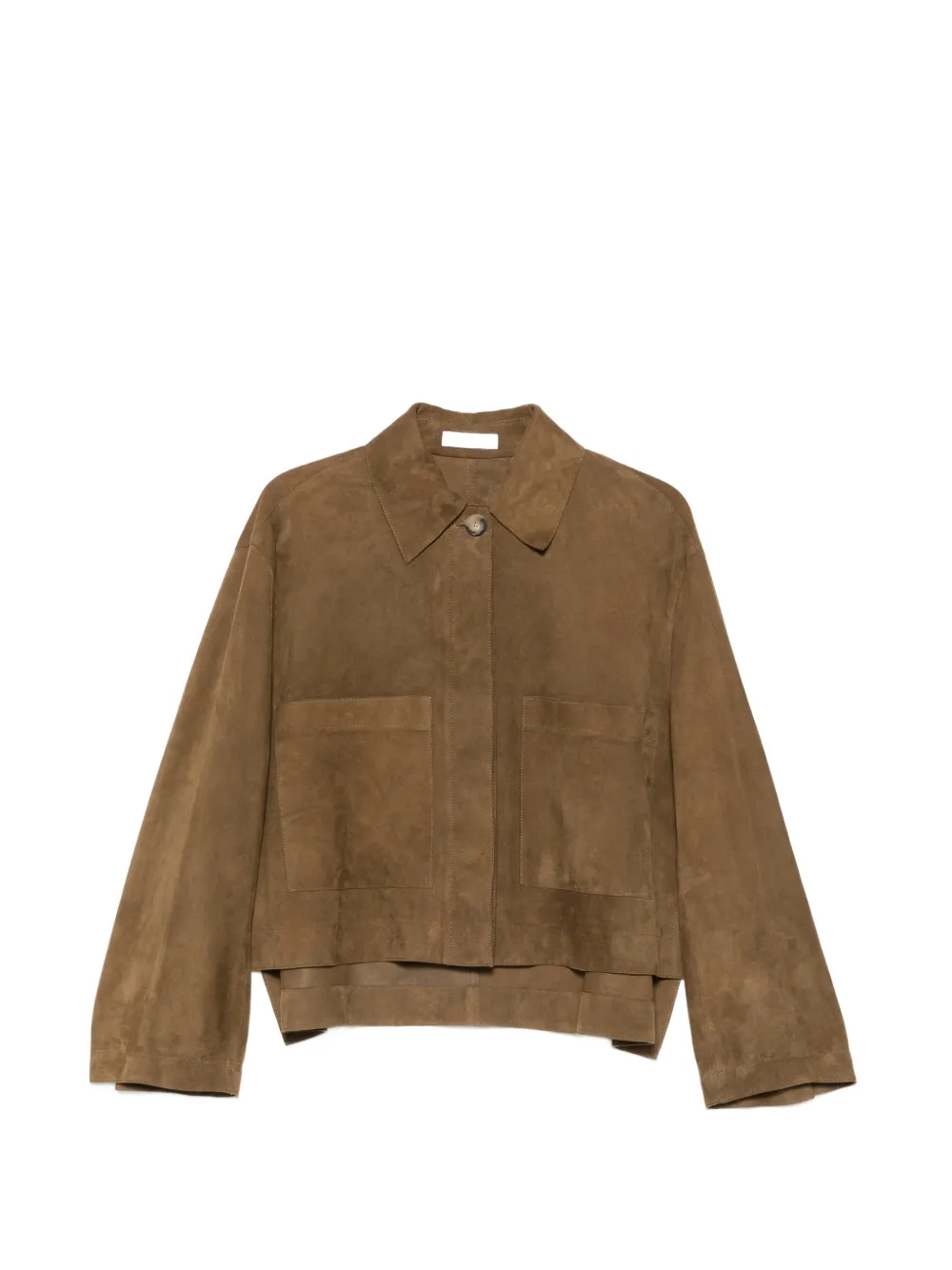 JOSEPH suede boxy jacket - Marrone