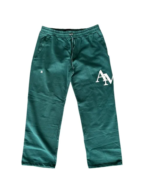 AMIRI Staggered Logo drawstring track pants