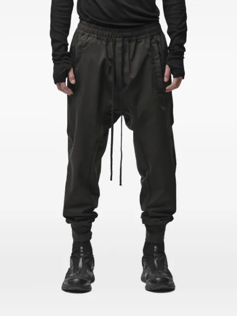 Thom Krom drawstring-waist drop-crotch trousers