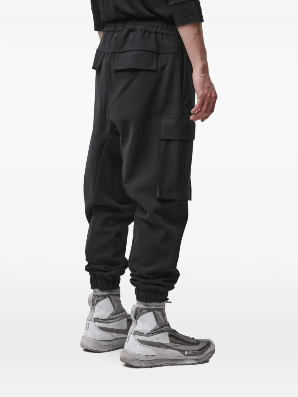 Thom Krom Cargo broek met trekkoord Zwart