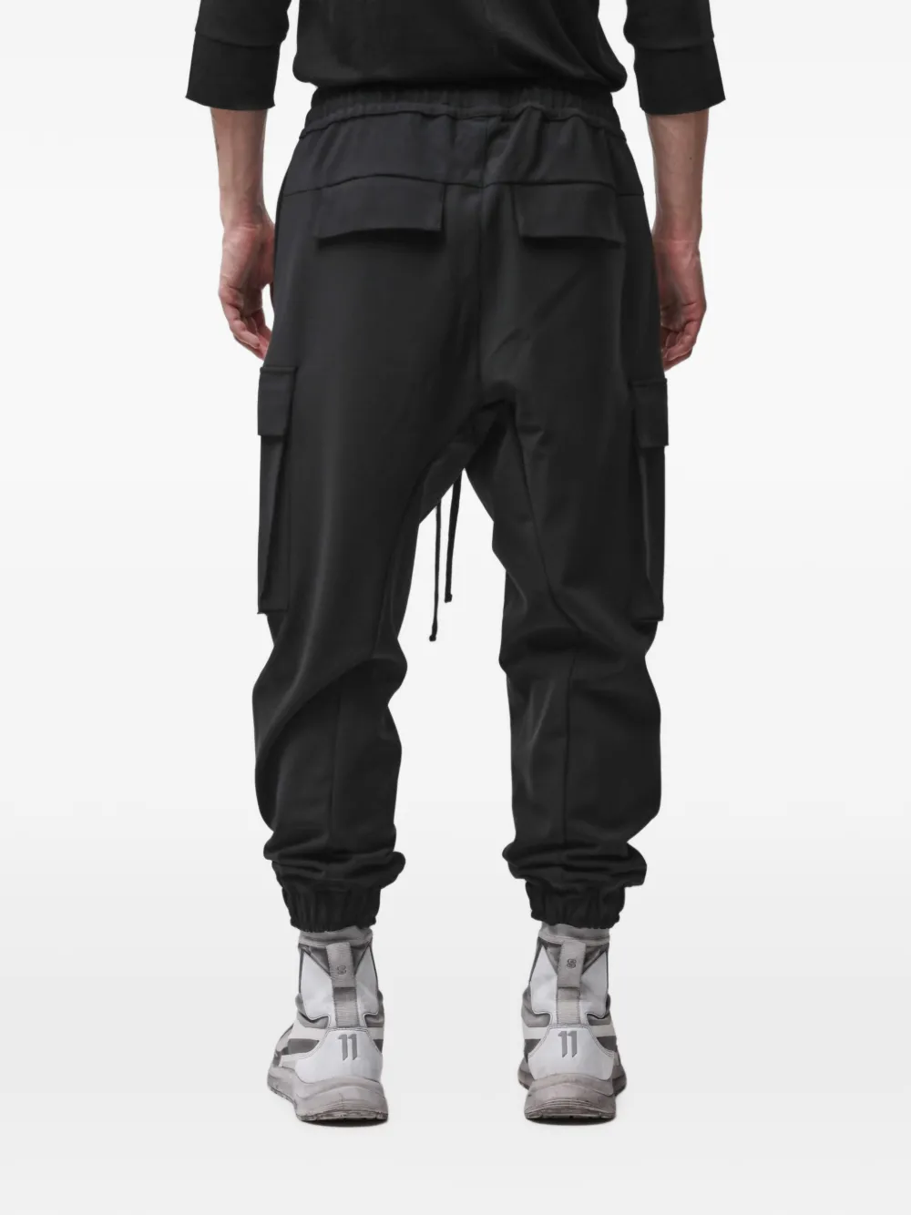 Thom Krom Cargo broek met trekkoord Zwart