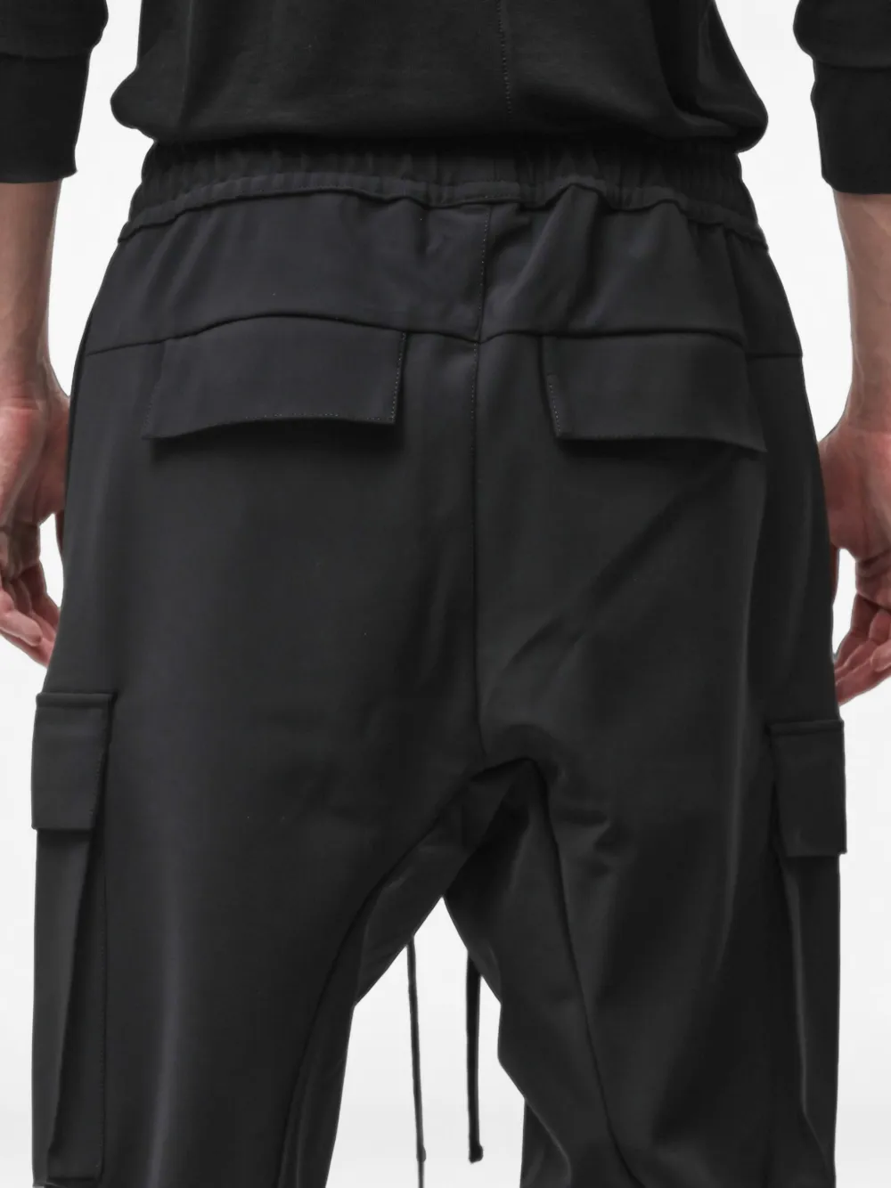 Thom Krom Cargo broek met trekkoord Zwart