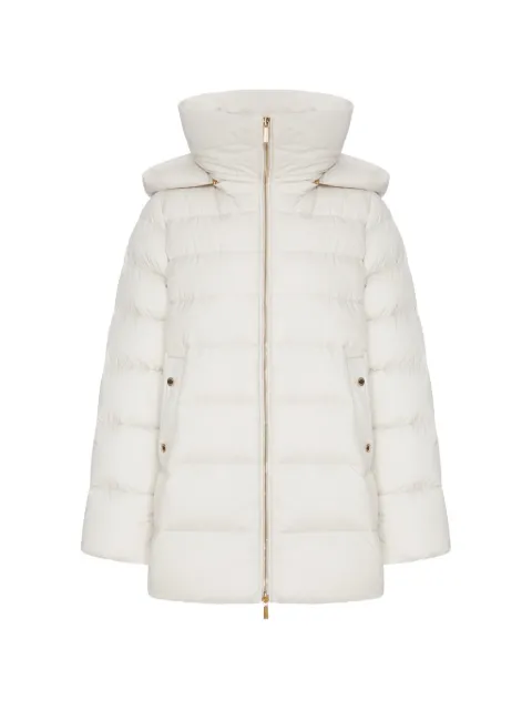 Moorer quilted hooded coat