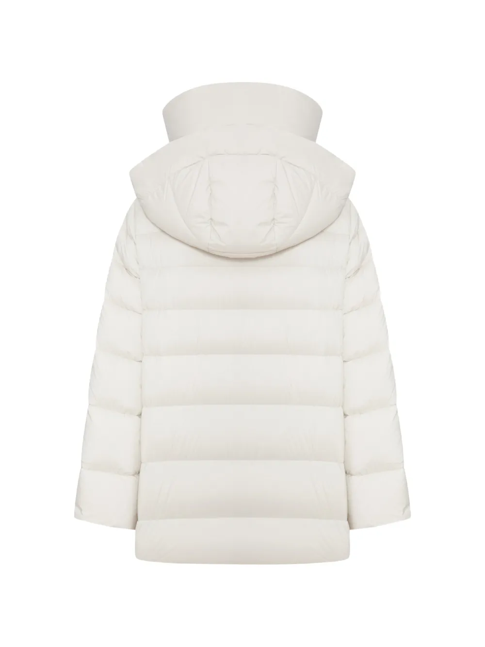 Moorer Gewatteerde jas met capuchon Wit