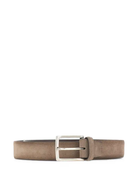 ALBERTO LUTI suede leather belt