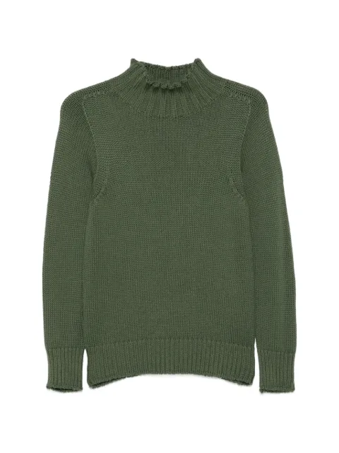 19.61 MILANO ribbed-trim mock-neck sweater