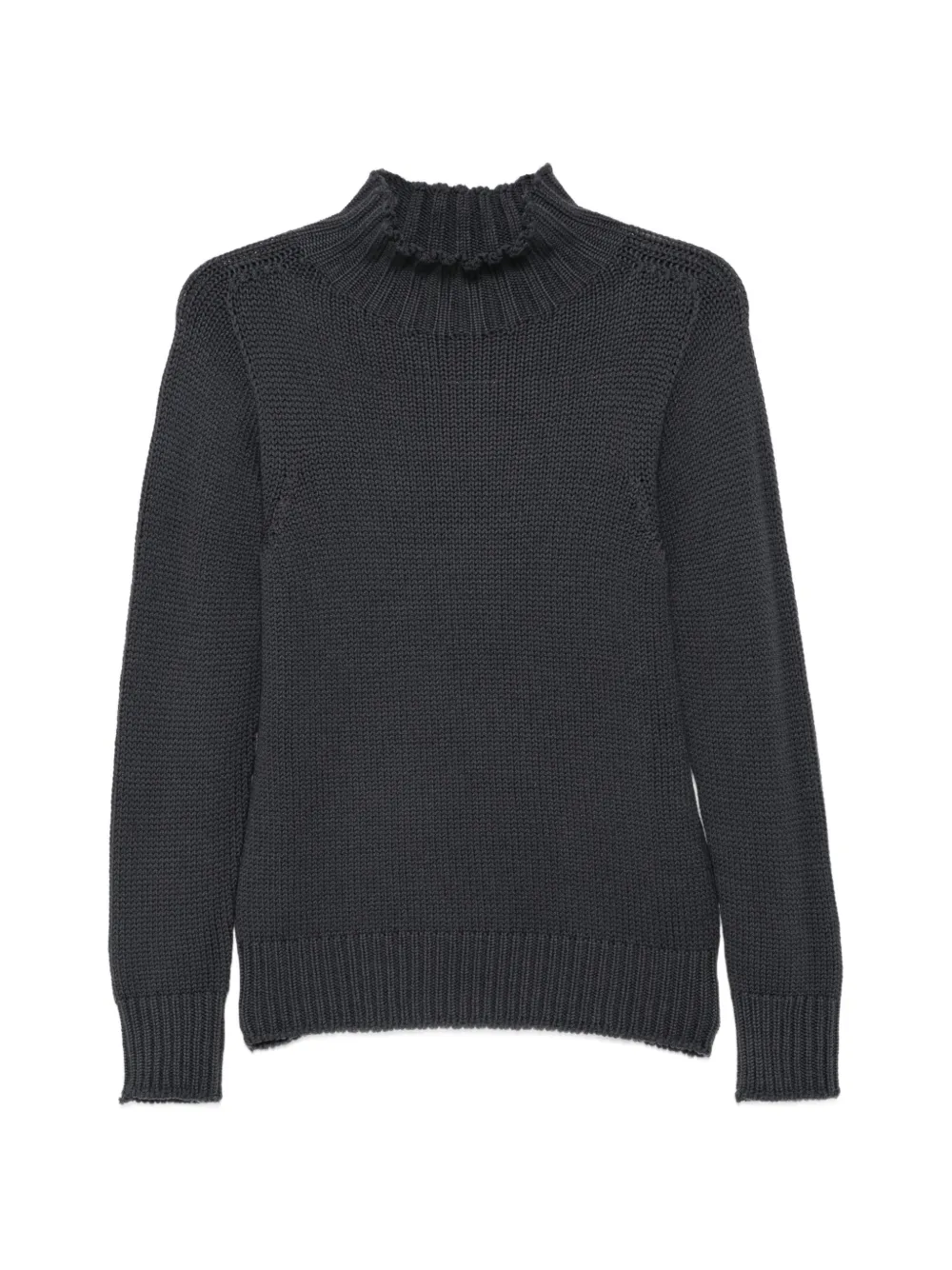 19.61 MILANO mock-neck ribbed-trim sweater