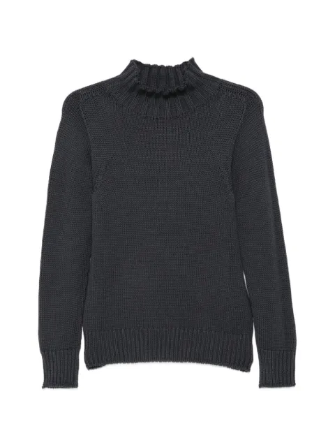 19.61 MILANO mock-neck ribbed-trim sweater