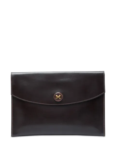 Hermès Pre-Owned bolsa de mano Rio Pochette de piel Box Calf 1980-2010