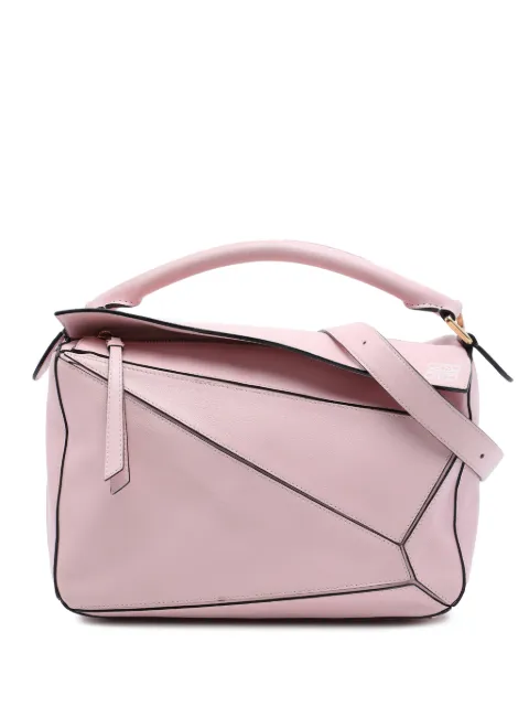 Loewe Pre-Owned 2010-2026 Medium Calfskin Puzzle satchel
