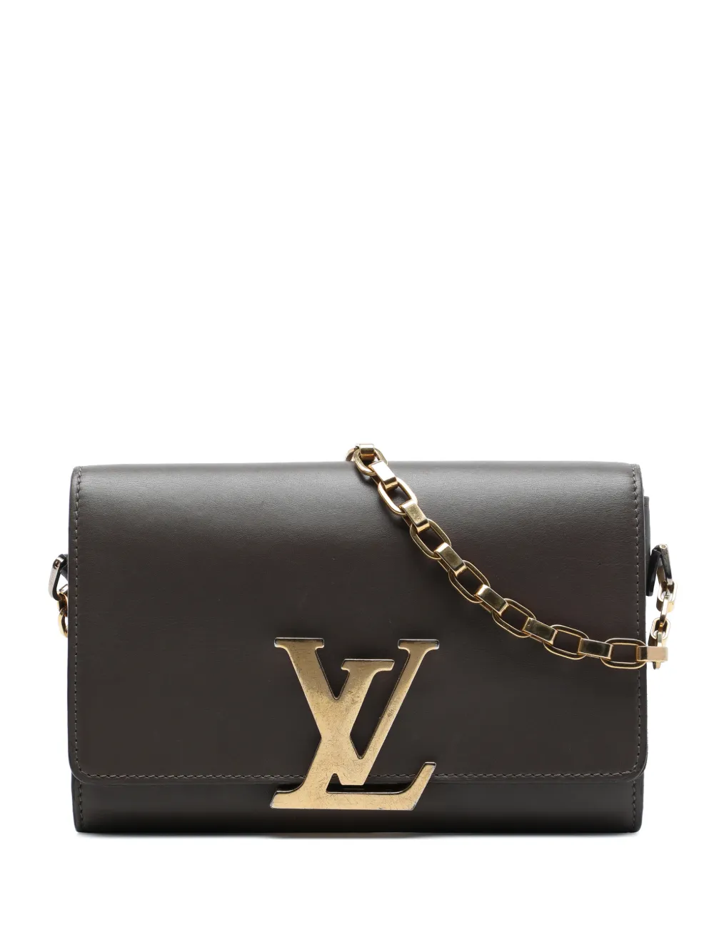 Louis Vuitton Pre-Owned 2010-2026 Calfskin Louise Chain GM shoulder bag - Braun