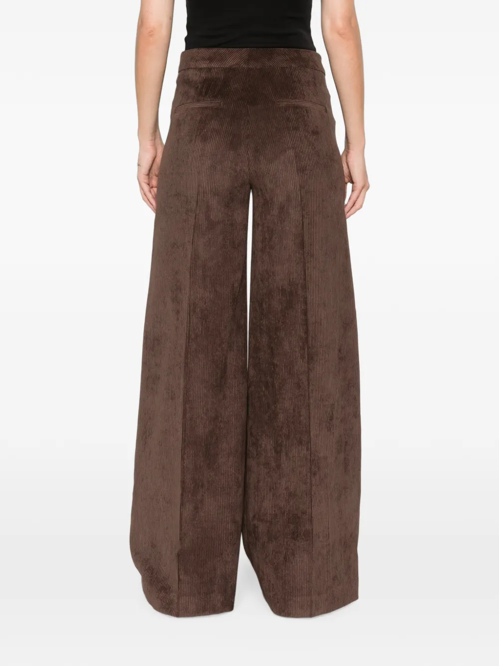 Seductive Bridget ribfluwelen broek Bruin