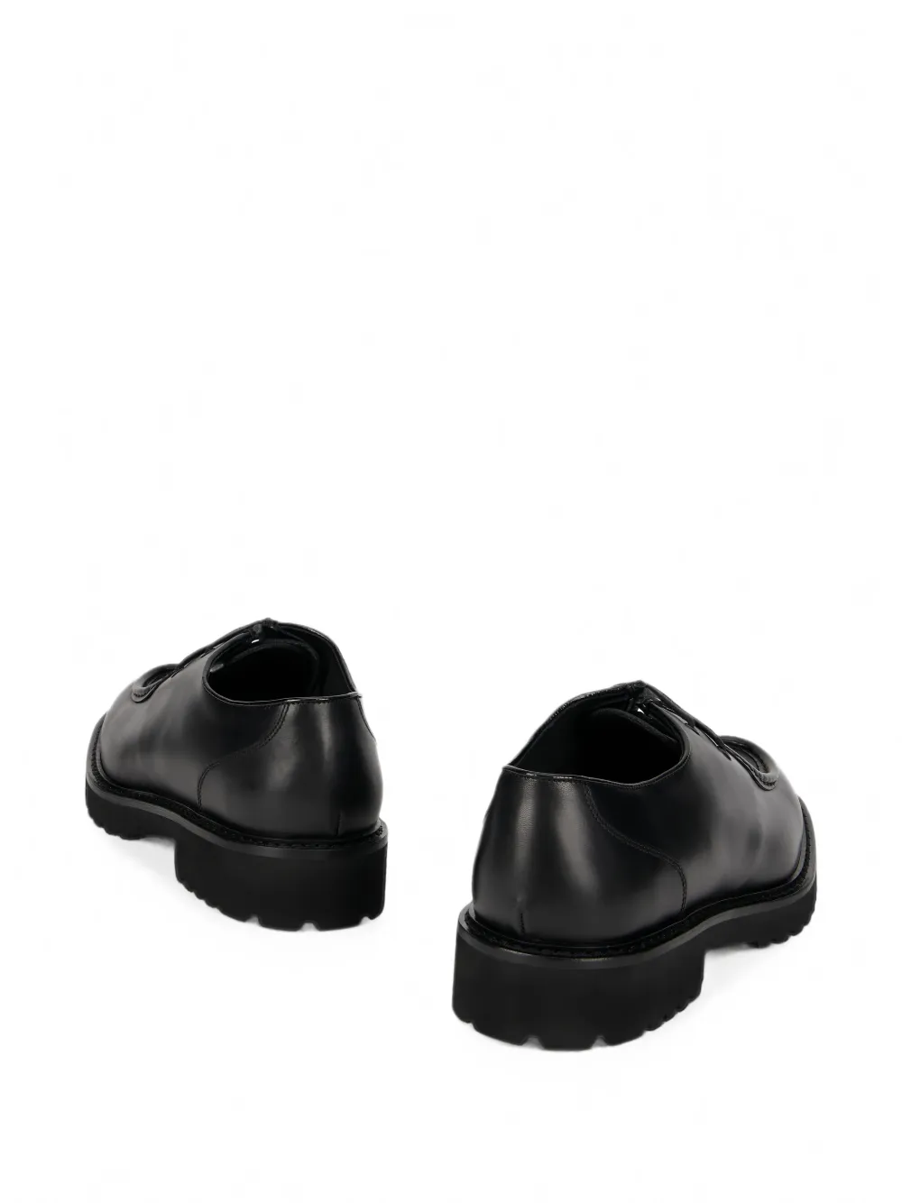 Doucal's lace-up leather shoes Zwart