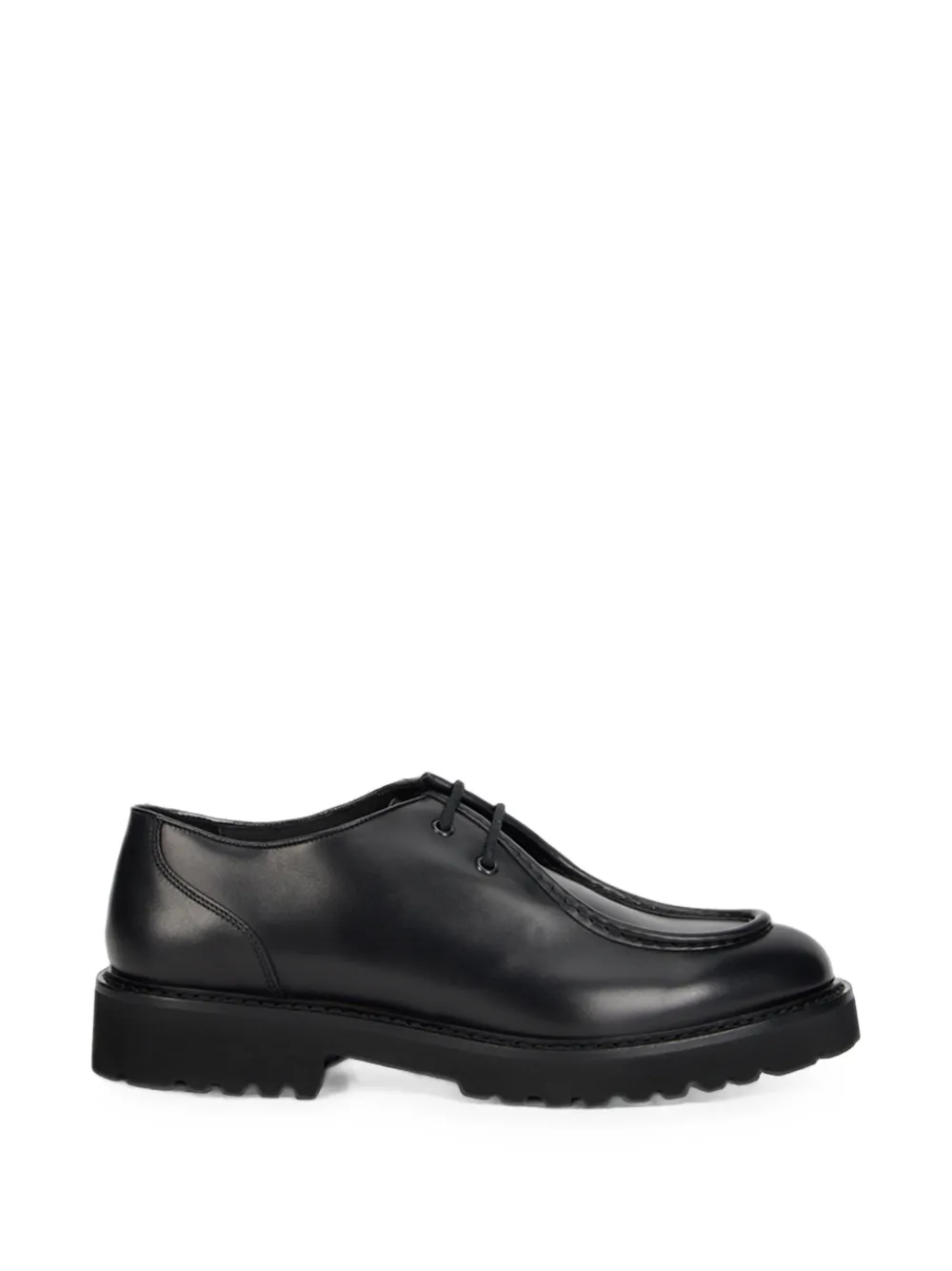 Doucal's lace-up leather shoes - Nero