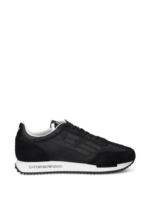 Ea7 Emporio Armani logo-print panelled sneakers