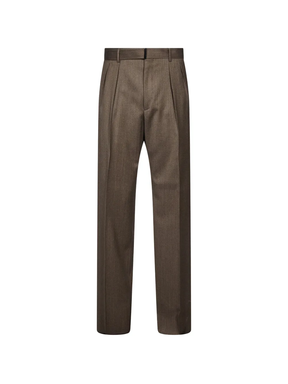 Tagliatore Straight plooibroek Bruin