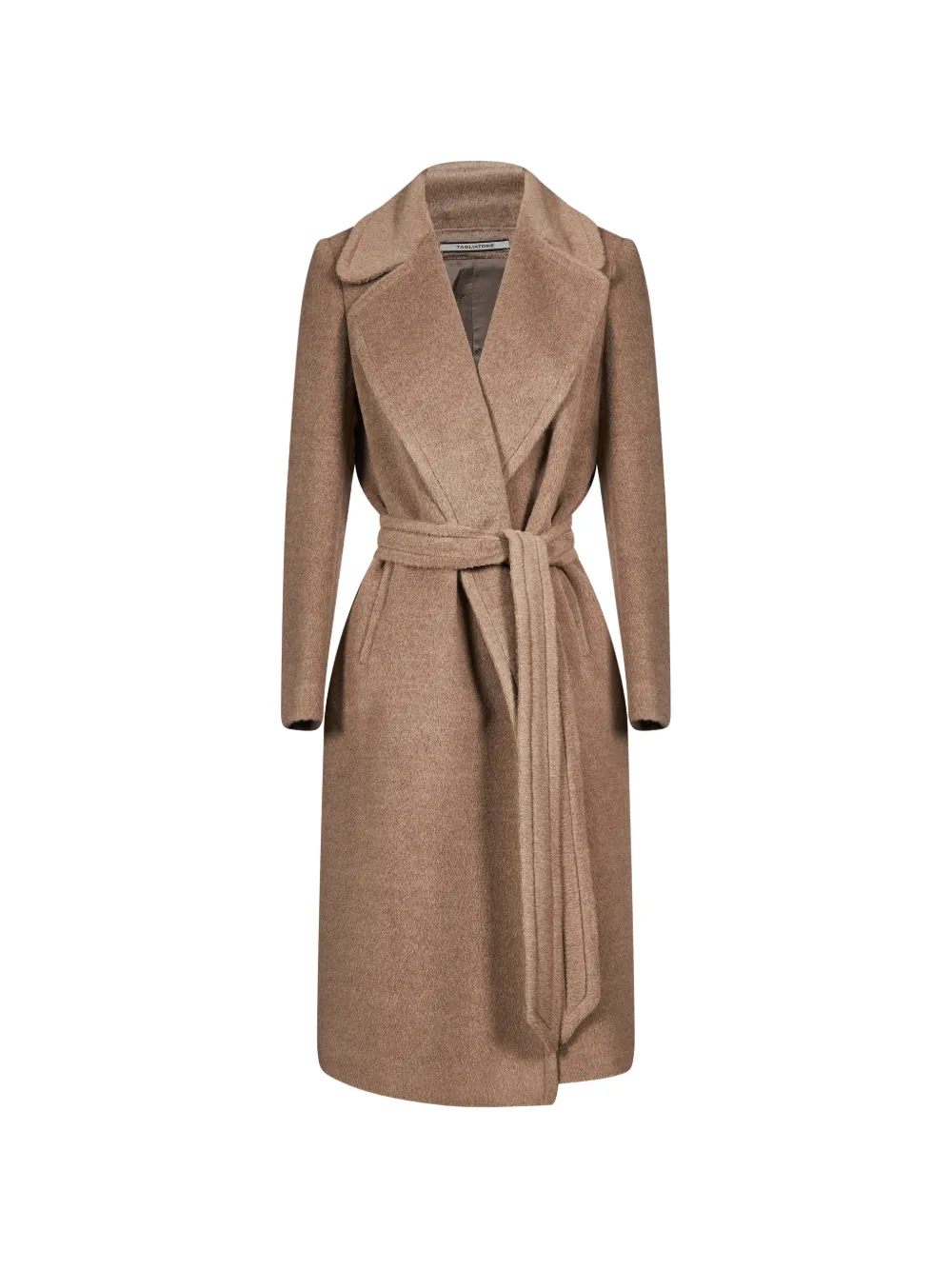 Tagliatore Molly belted notch-lapel coat - Braun