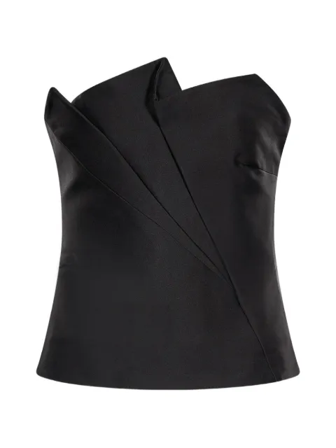 Roland Mouret pleated strapless top