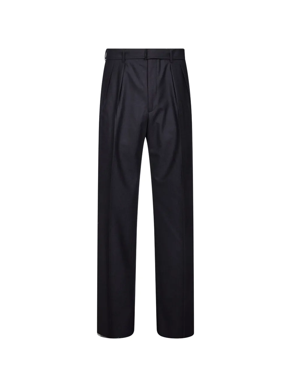 Tagliatore pleated-detail straight-leg trousers Blauw