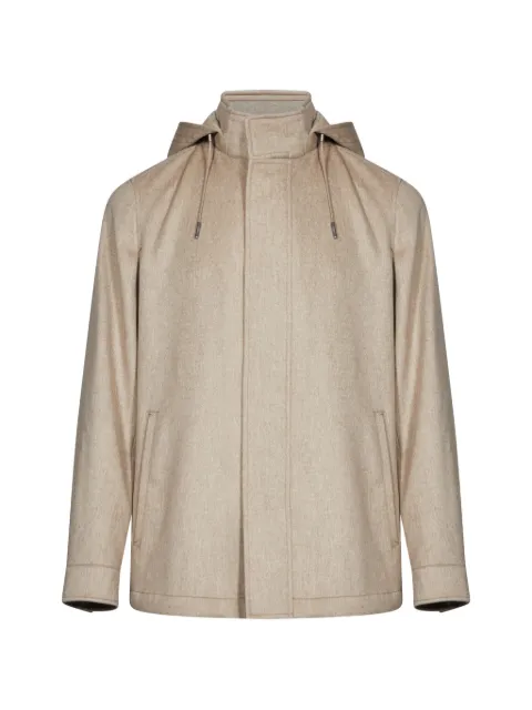 Zegna hooded zip-up jacket