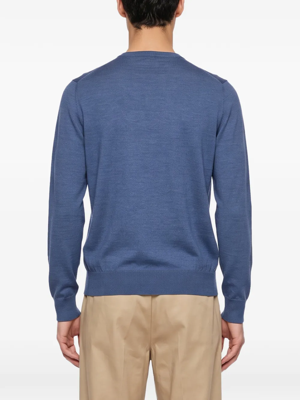 Zegna Trui met hoge hals Blauw