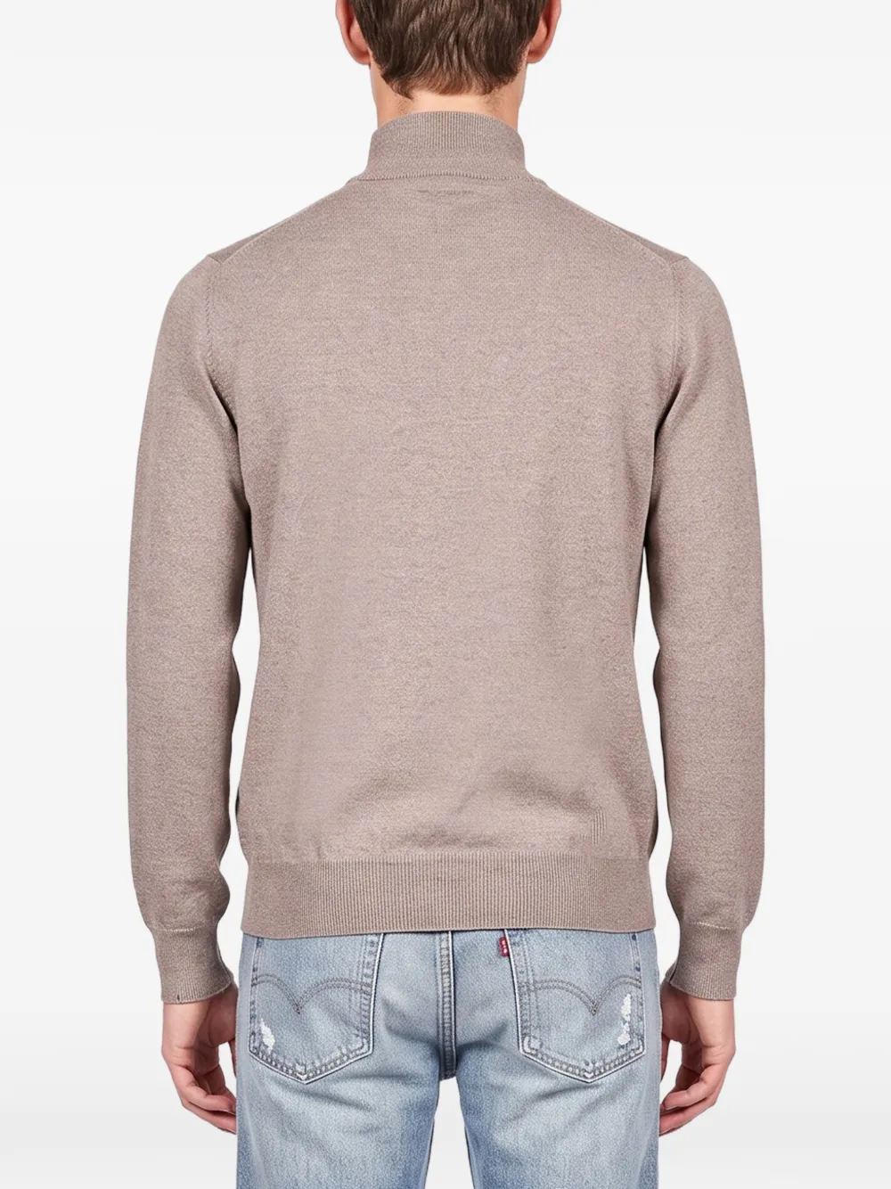 Tagliatore roll-neck sweater Beige