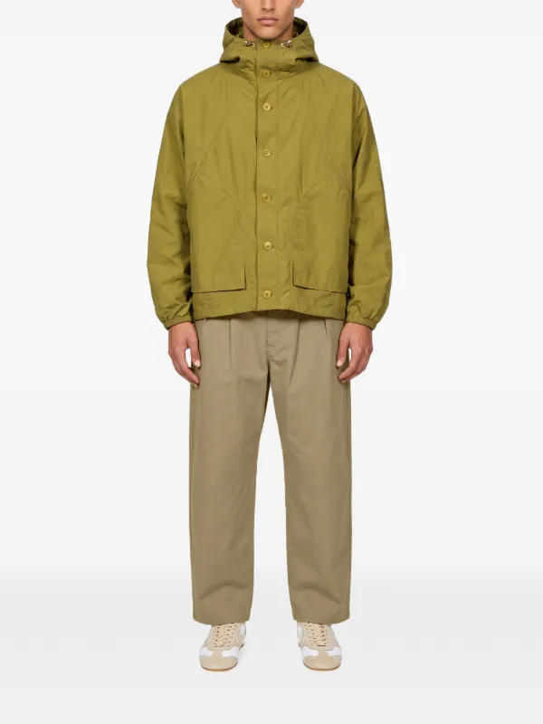YMC Hooded button-up Jacket | Green | FARFETCH