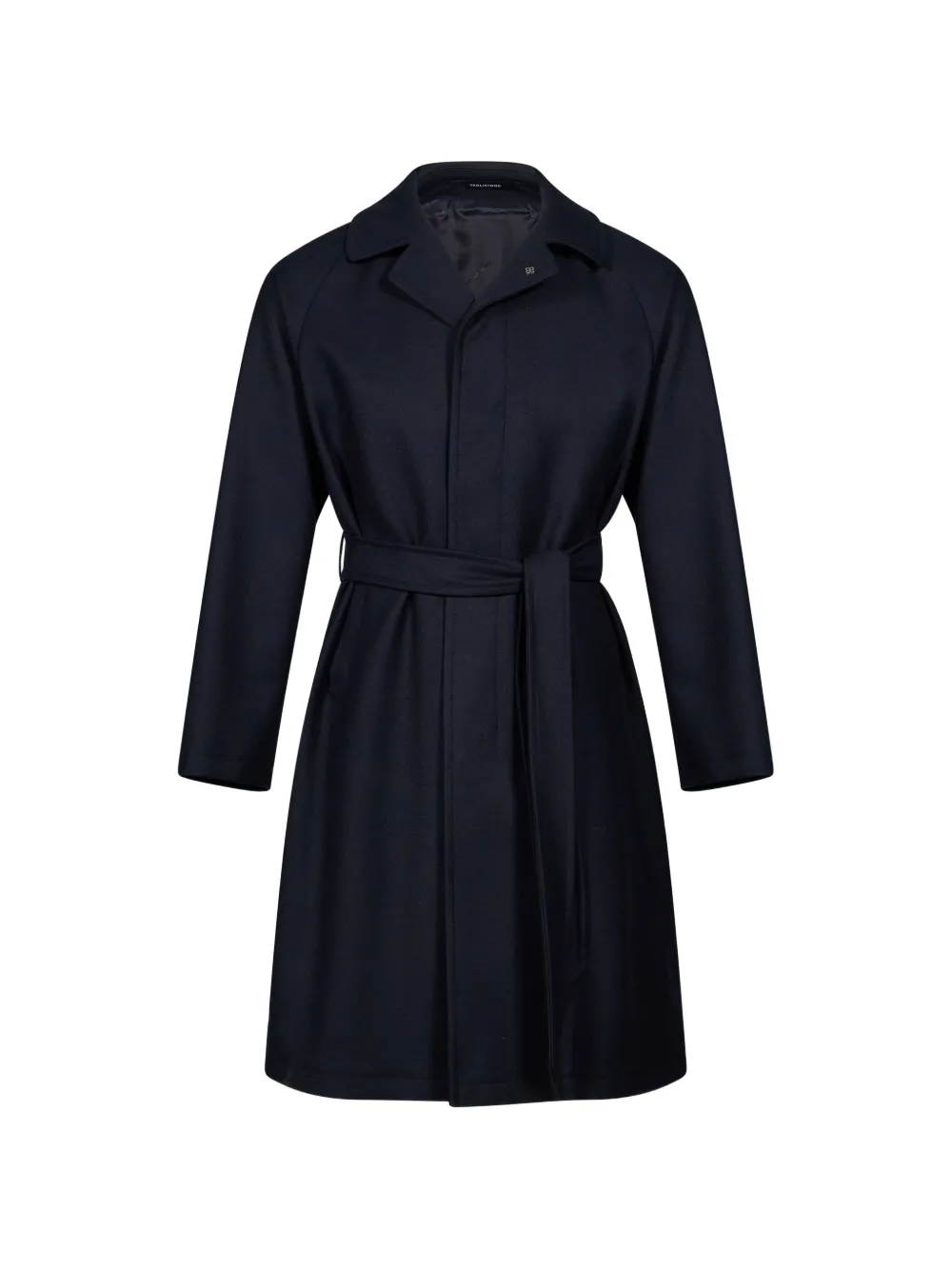 Tagliatore belted raglan-sleeve coat - Blu