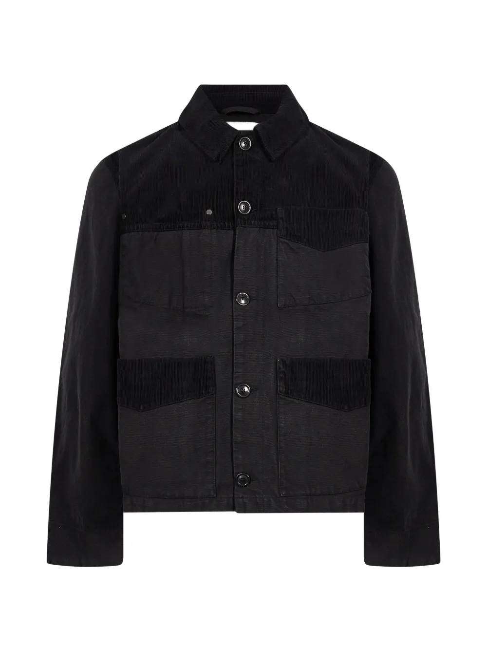 YMC Files corduroy-panelled jacket