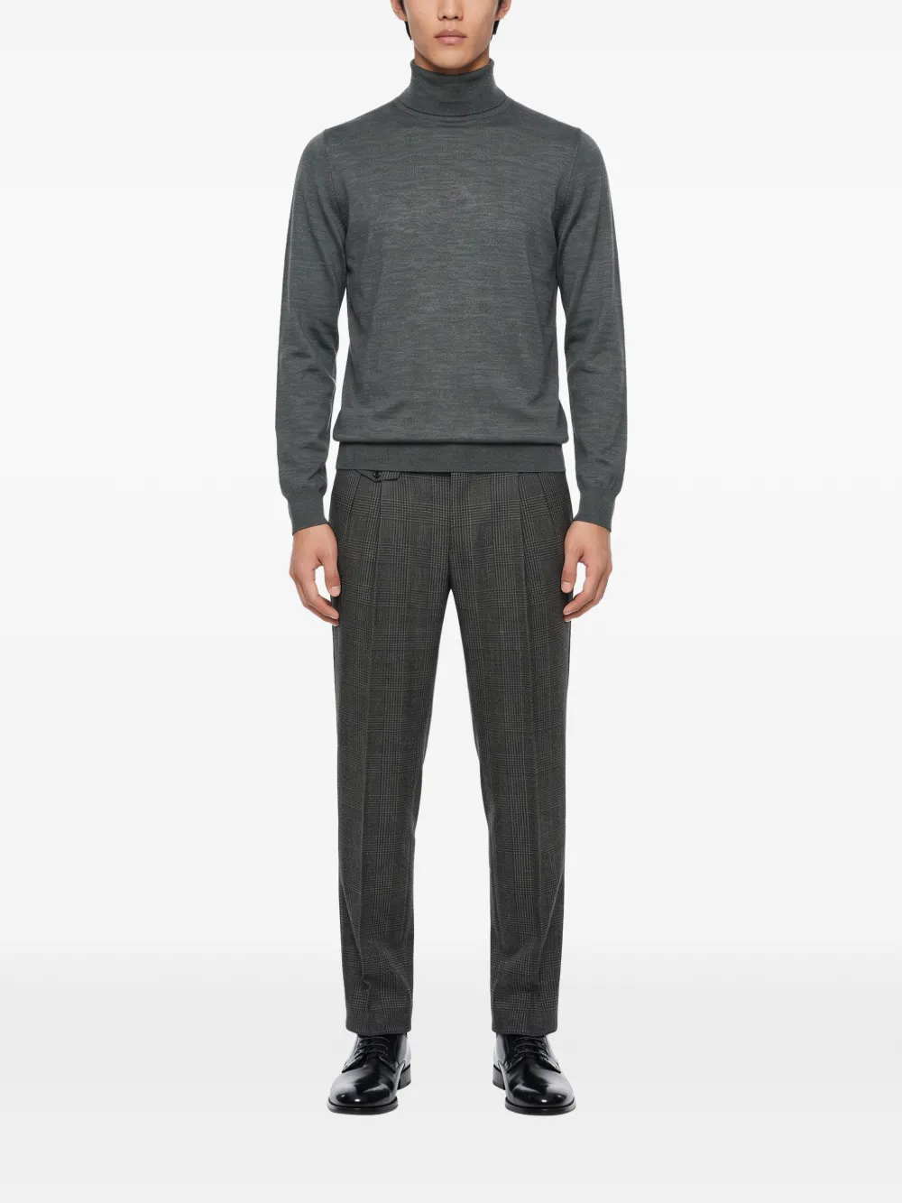 Tagliatore roll-neck sweater Grijs