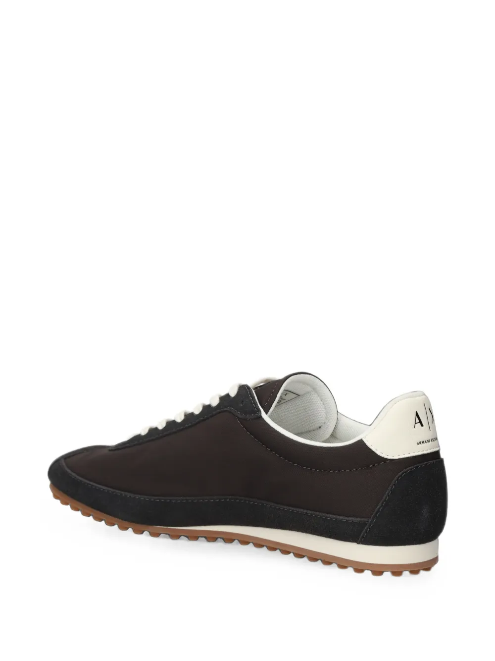 Armani Exchange logo-patch sneakers Bruin