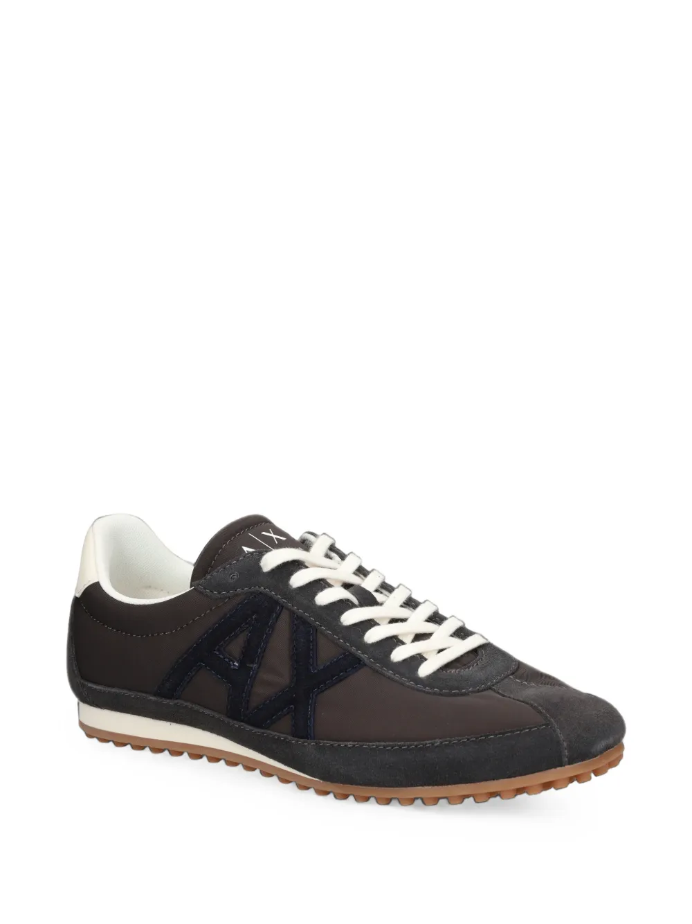 Armani Exchange logo-patch sneakers Bruin