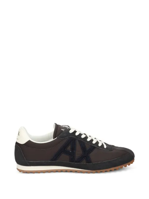 Armani Exchange logo-patch sneakers