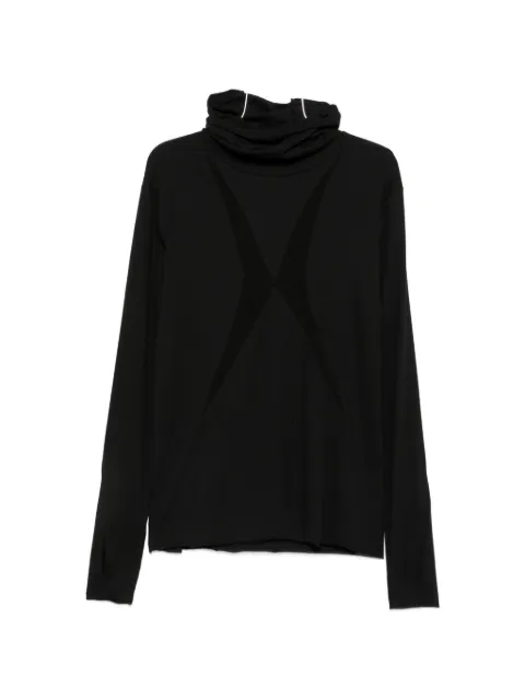 Thom Krom funnel-neck thumb-slot T-shirt