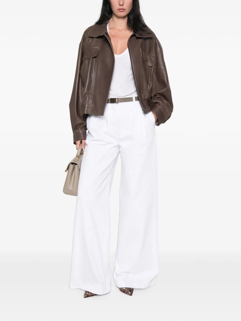 Dolce & Gabbana Jeans met wijde pijpen Wit