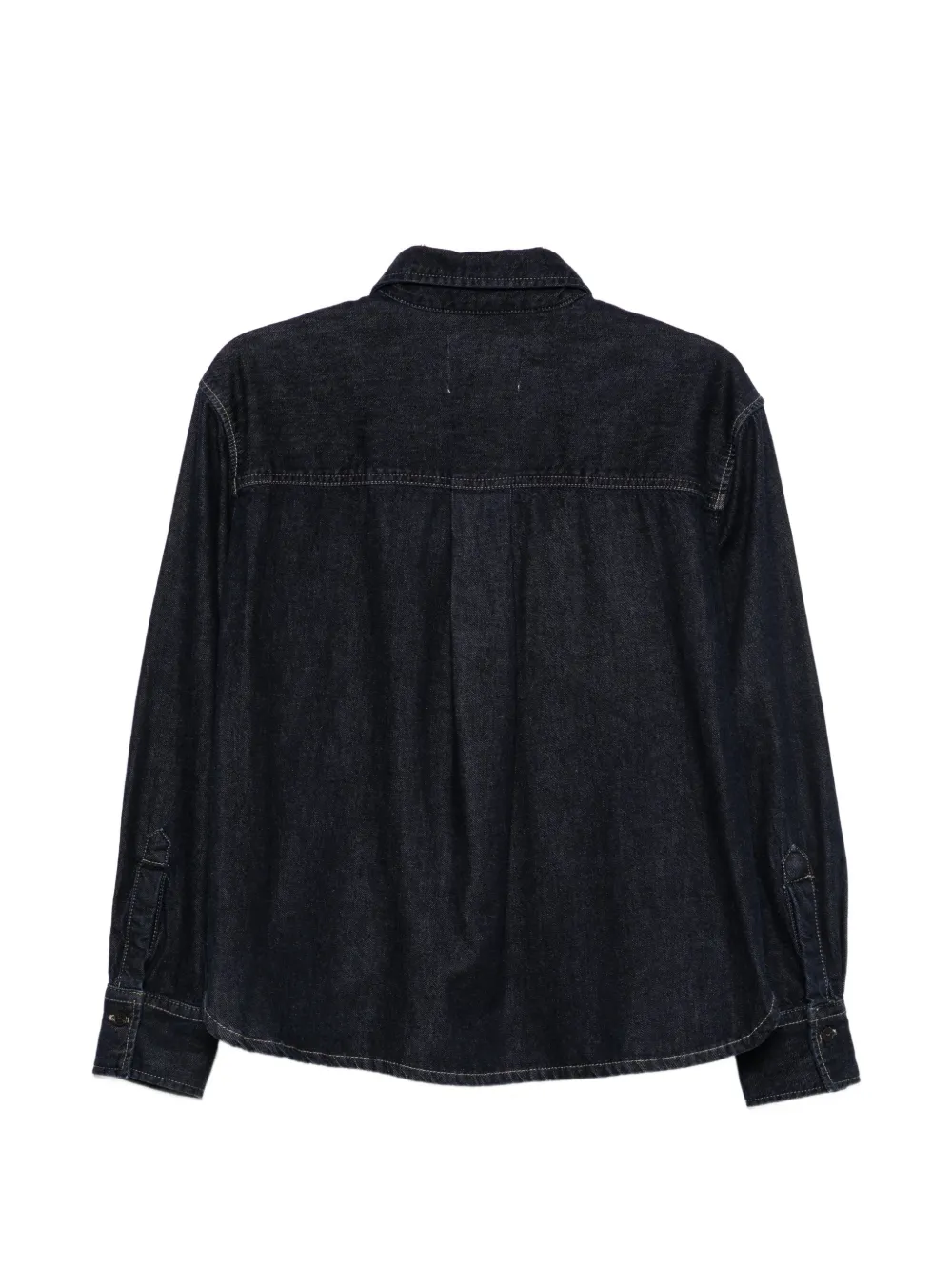 Closed organic-cotton denim shirt Blauw