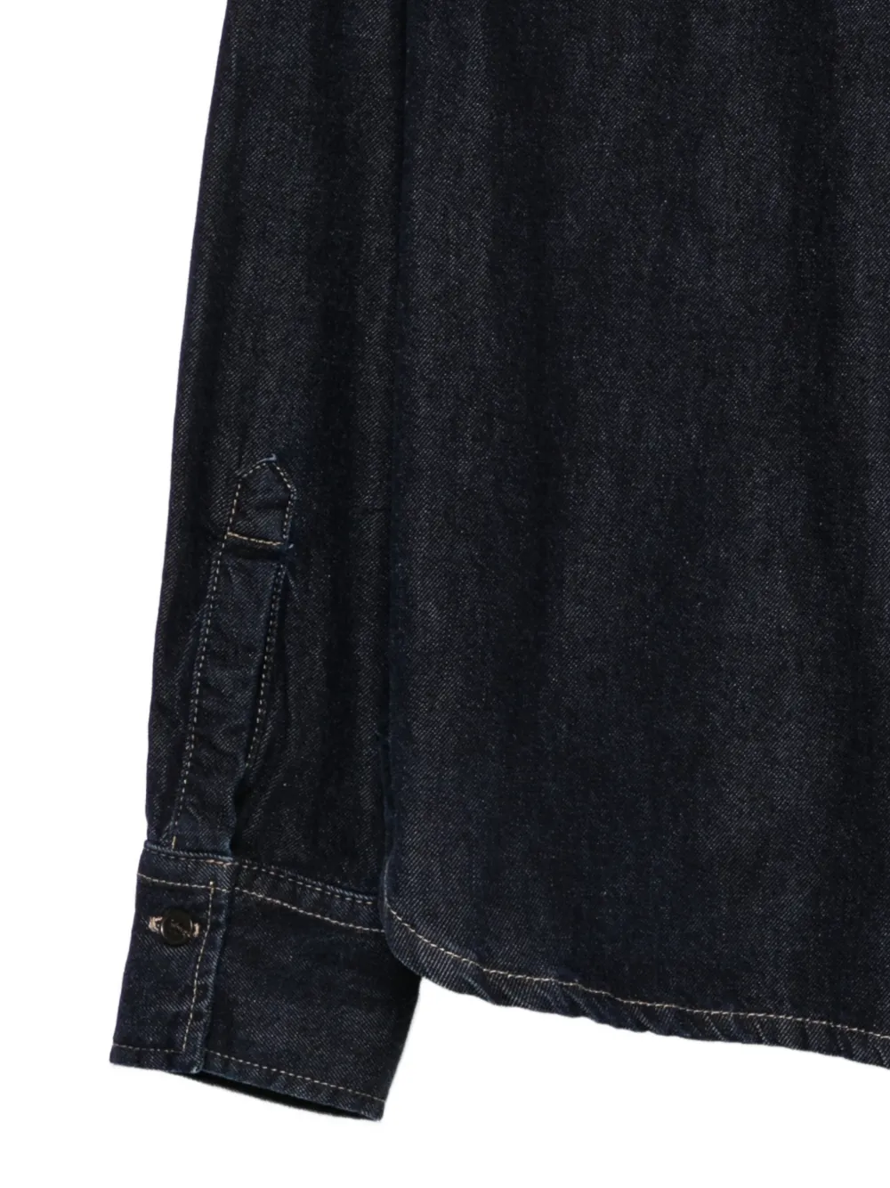 Closed organic-cotton denim shirt Blauw