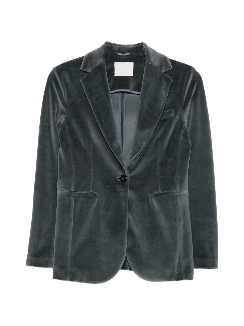 Circolo 1901 velvet single-breasted jacket - Grigio