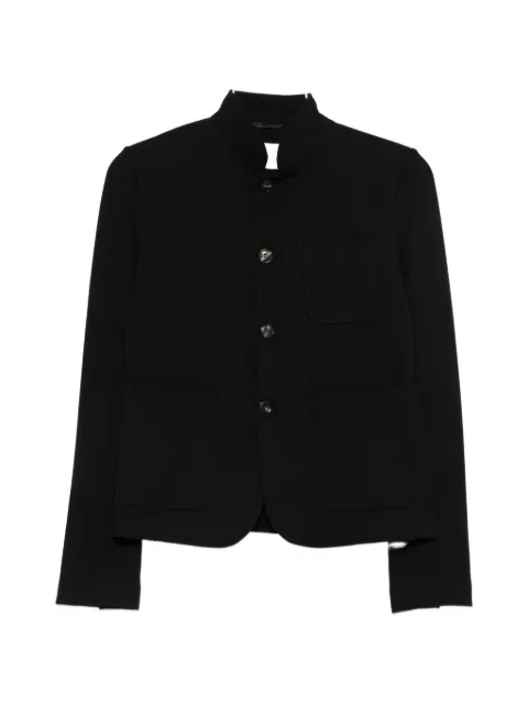 Circolo 1901 high-neck patch-pocket jacket