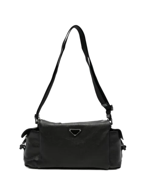 Prada logo-plaque shoulder bag