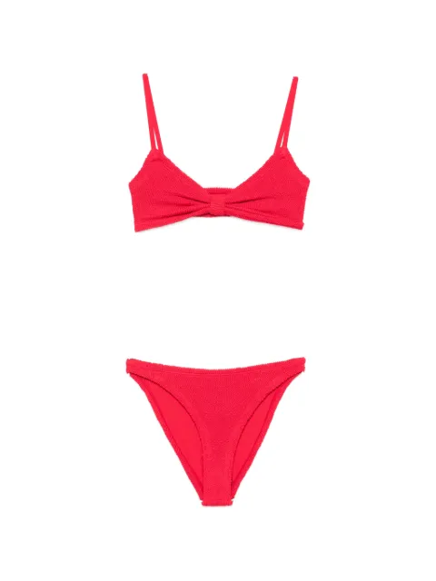 Hunza G Alicia crinkle-effect bikini