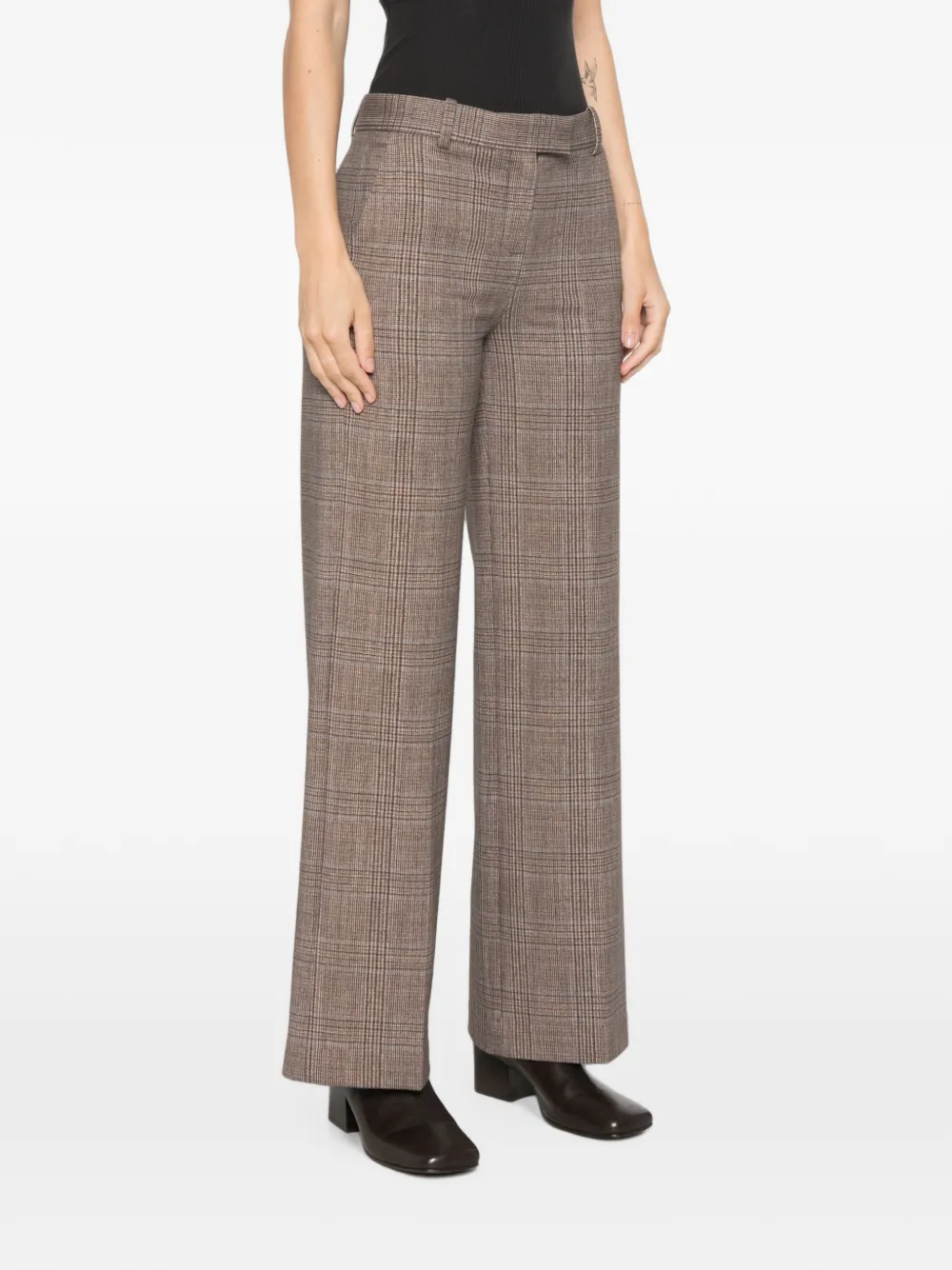 Circolo 1901 Prince of Wales check trousers Bruin